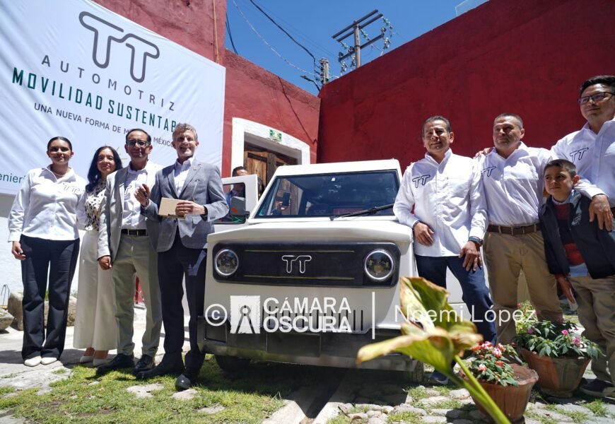 Presentan TT01, el primer auto eléctrico de México hecho en Tlaxcala Presentan TT01, el primer auto eléctrico de México hecho en Tlaxcala