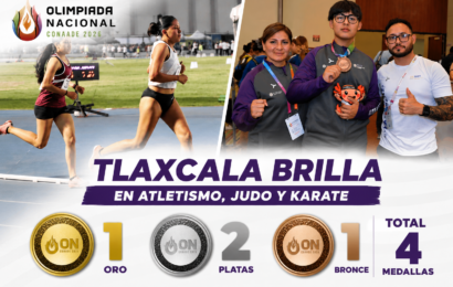 Tlaxcala suma 33 medallas en la Olimpiada Nacional CONADE 2026