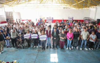 Alcalde de Tlaxcala participa en la entrega de tarjetas «Bienestar para tu salud”
