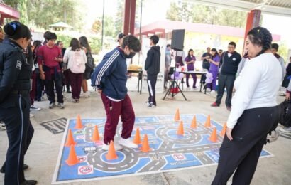 Alfonso Sánchez encabeza Feria de Salud y Prevención de Adicciones en CBTIS 03