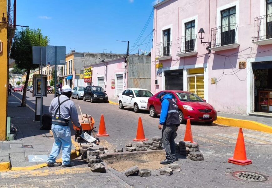 Gobierno de Tlaxcala fortalece la movilidad con obras inmediatas en calles