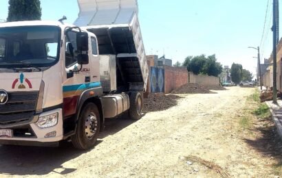Acciones urbanas del Ayuntamiento de Tlaxcala mejoran movilidad en la Loma Xicohténcatl