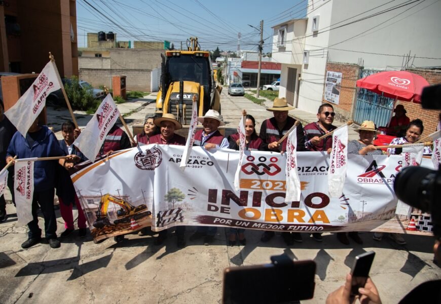 Obra pública impulsa bienestar y justicia social en comunidades de Apizaco