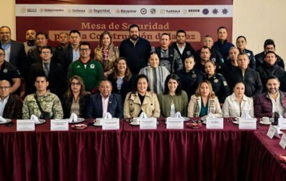 Mesa de Seguridad Región I Apizaco fortalece paz