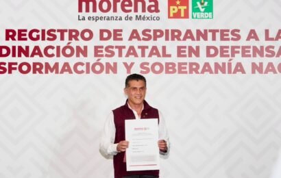 Alfonso Sánchez registra aspiración por la 4T en Tlaxcala