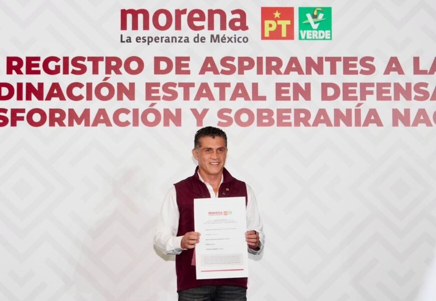 Alfonso Sánchez registra aspiración por la 4T en Tlaxcala