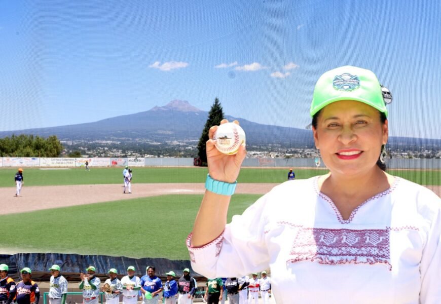 Ana Lilia Rivera reconoce al beisbol como motor de bienestar social en Tlaxcala