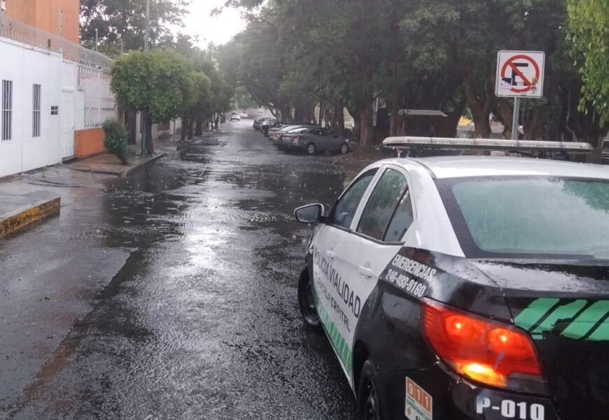 Brigadas de Protección Civil del Municipio de Tlaxcala atienden afectaciones por lluvia