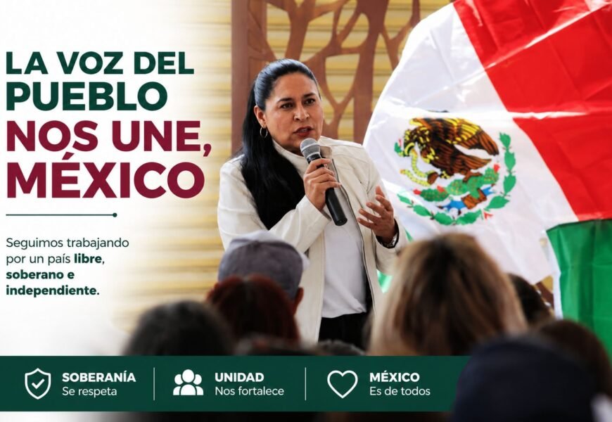 Respalda Ana Lilia Rivera soberanía nacional ante retos internacionales