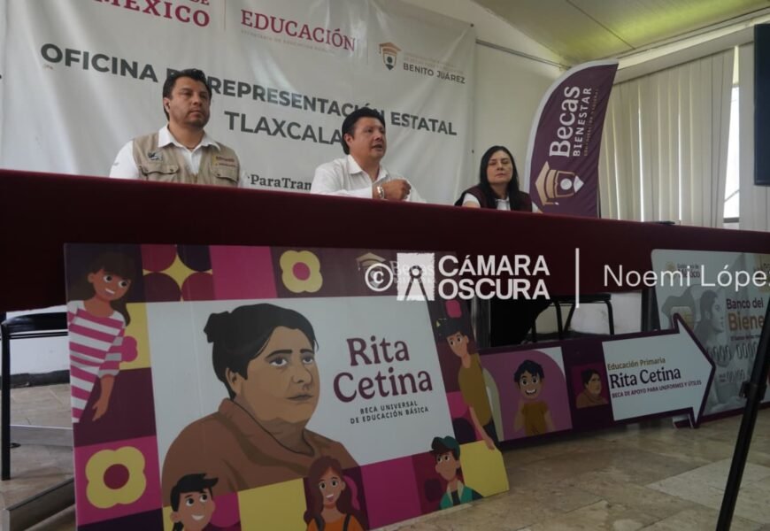 Tlaxcala registra 47.9 por ciento en entrega de becas Rita Cetina
