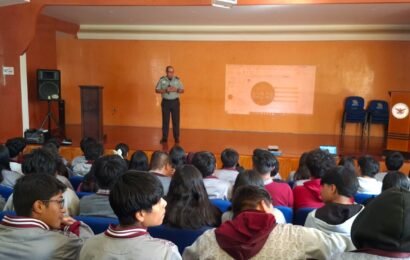 Pláticas alusivas al 7.º Aniversario Guardia Nacional fortalecen la prevención y la seguridad escolar