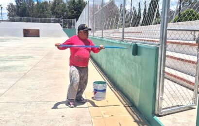 Rehabilitación de la cancha Blas Charro Carvajal fortalece espacios deportivos