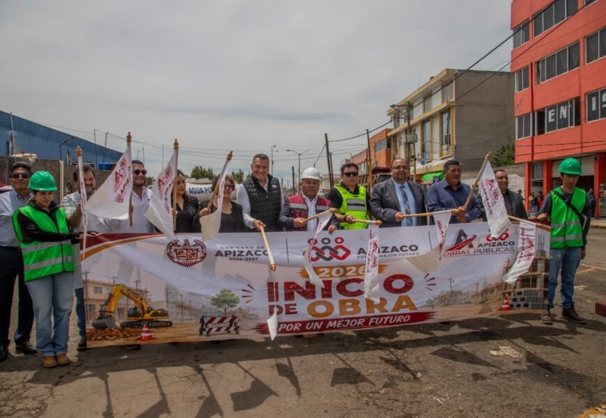 Rehabilitación calle Barberán y Collar inicia en  Apizaco