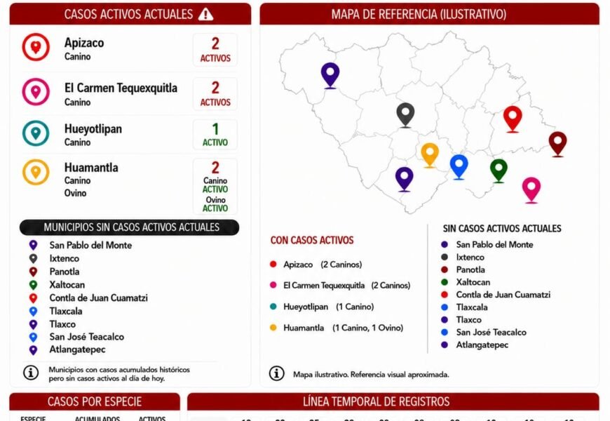 Gusano Barrenador en Tlaxcala suma 24 casos acumulados y siete permanecen activos