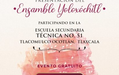 Ensamble Yoloxóchitl llegará a Ocotlán