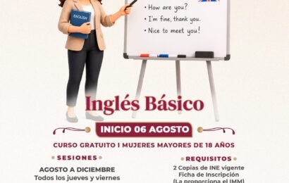 Curso de inglés para mujeres en Tlaxcala abrirá inscripciones Curso de inglés para mujeres en Tlaxcala abrirá inscripciones