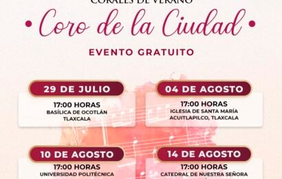 Temporada de Conciertos Corales ofrecerá cuatro presentaciones gratuitas