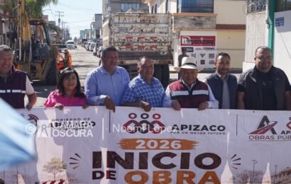 Repavimentación de la calle Emilio Carranza inicia en Apizaco