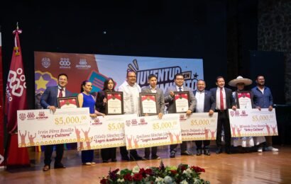 Entregan Premio Municipal de la Juventud 2026 en Apizaco