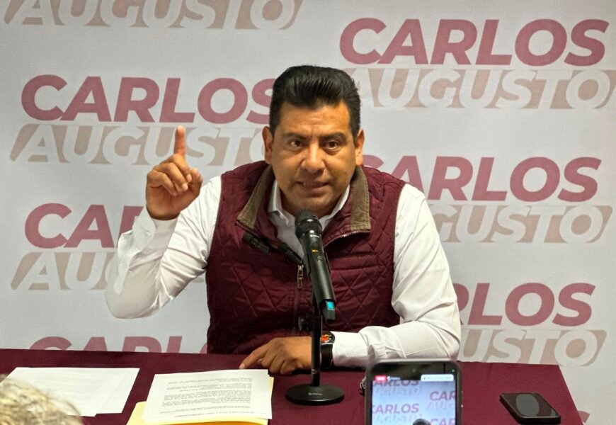Carlos Augusto llamó a garantizar transparencia, unidad y respeto a la decisión de Morena en Tlaxcala