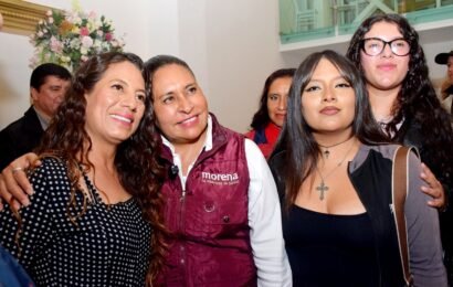 Ana Lilia Rivera mantiene recorridos por Tlaxcala para escuchar a la ciudadanía