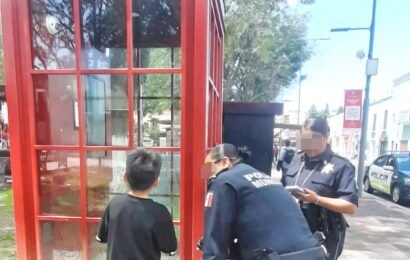 Menor extraviado recibe auxilio inmediato en Tlaxcala