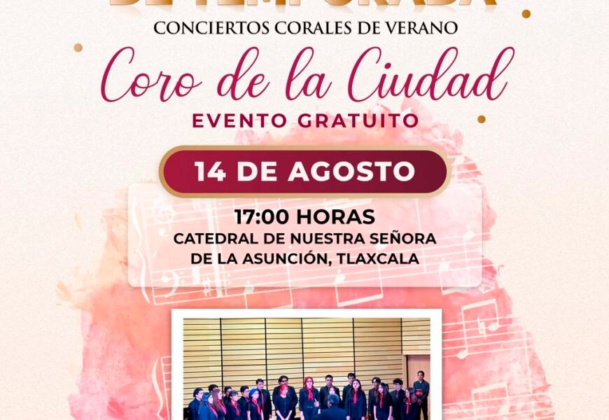 Concierto coral cierra temporada en Tlaxcala Concierto coral cierra temporada en Tlaxcala