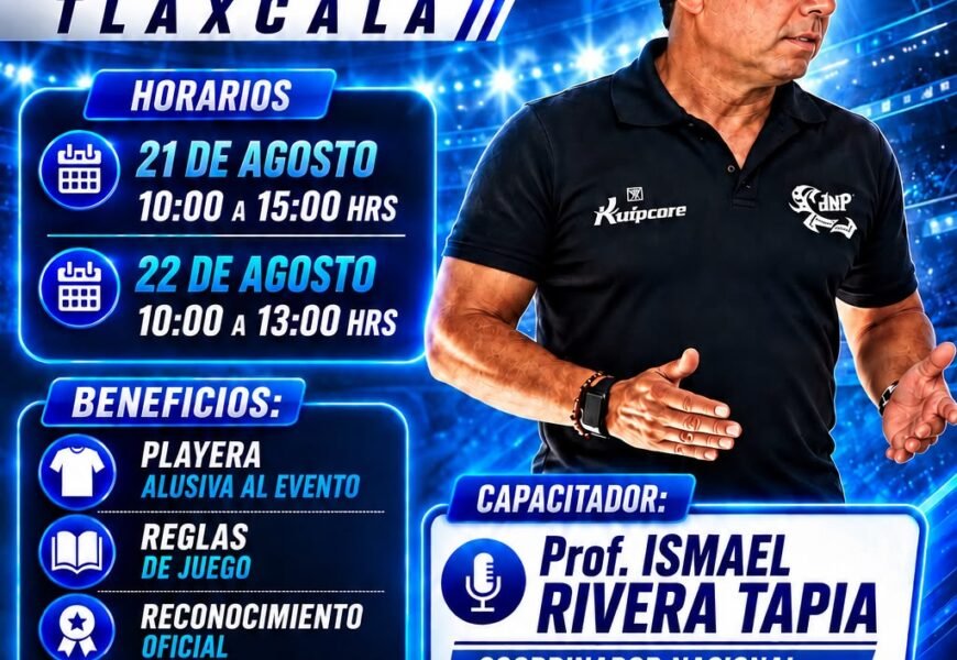 Ayuntamiento de Tlaxcala invita a capacitación para futbol 6×6