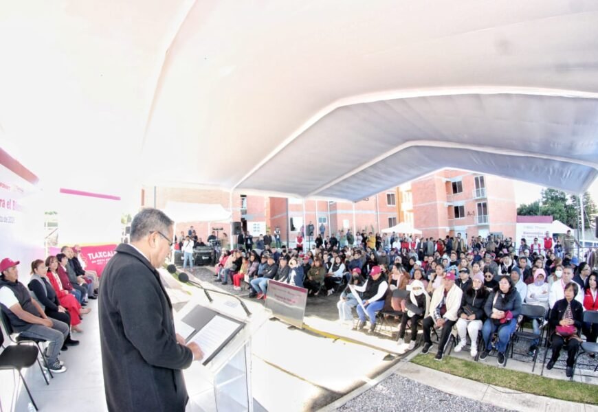 Alcalde de Tlaxcala destaca participación del Ayuntamiento en la entrega de casas Vivienda para el Bienestar