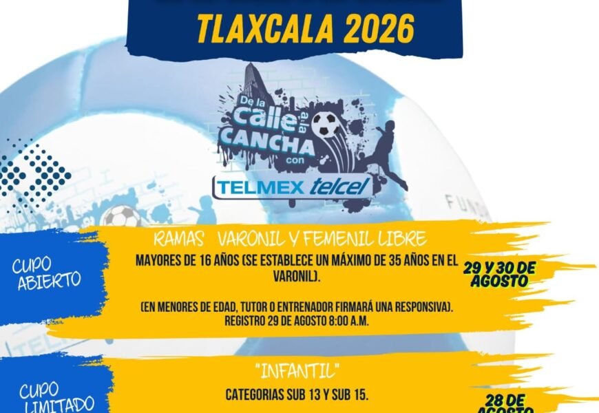 Torneo De la Calle a la Cancha llega a Tlaxcala