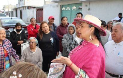 Ana Lilia Rivera inicia caminatas en Ixtenco