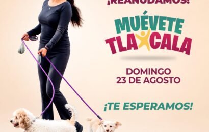 Muévete Tlaxcala reanudará actividades este domingo 23 de agosto