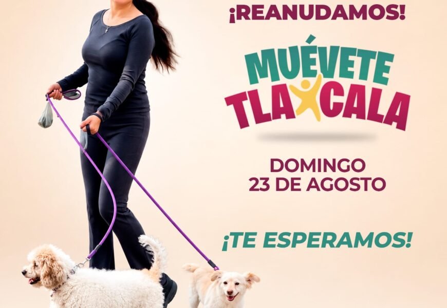 Muévete Tlaxcala reanudará actividades este domingo 23 de agosto Muévete Tlaxcala reanudará actividades este domingo 23 de agosto