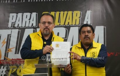 PRD presentó denuncias ante la Fiscalía de Tlaxcala por el uso electoral de Casa de Gobierno