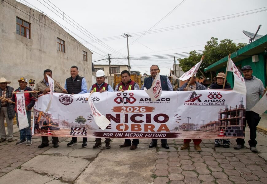 Pavimentación con adoquín llega a Texcalac