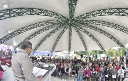 Carlos López destacó la entrega de lavadoras gratuitas para 63 familias de Tlaxcala