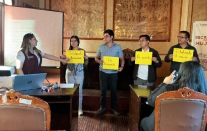 Funcionarios del Ayuntamiento de Tlaxcala se capacitan en  prevención del embarazo en adolescentes