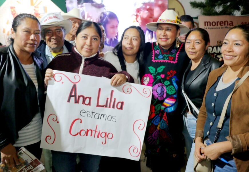 Ana Lilia Rivera suma respaldo en recorridos por Tlaxcala