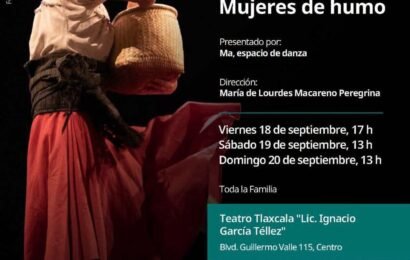 «Mujeres de humo»tendrá tres presentaciones en Tlaxcala como parte de Escenarios IMSS-Cultura