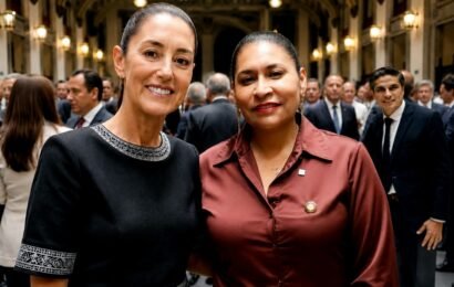 Ana Lilia Rivera destacó los avances presentados por Claudia Sheinbaum