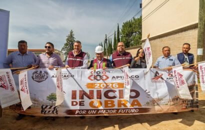 Inician obras de pavimentación en Santa Anita