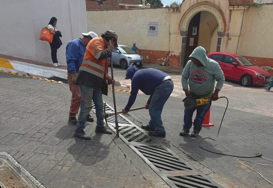 Limpieza de rejillas pluviales en Tlaxcala Limpieza de rejillas pluviales en Tlaxcala