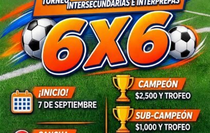 Ayuntamiento de Tlaxcala invita al Torneo Intersecundarias e Interprepas 6X6
