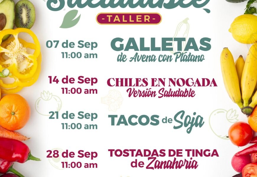 Ayuntamiento de Tlaxcala invita al Taller de Cocina Saludable