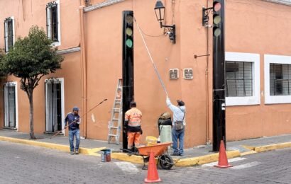 Rehabilitación de semáforos en Tlaxcala refuerza seguridad vial Rehabilitación de semáforos en Tlaxcala refuerza seguridad vial