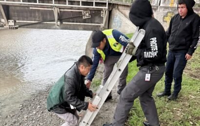 Protección Civil de Tlaxcala rescatan a persona caída en el Rio Zahuapan