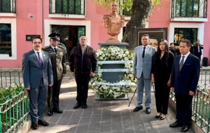 Ayuntamiento de Tlaxcala conmemora el legado de Felipe Santiago Xicohténcatl