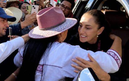 Ana Lilia Rivera recibe a Claudia Sheinbaum y reconoce avances para las familias tlaxcaltecas
