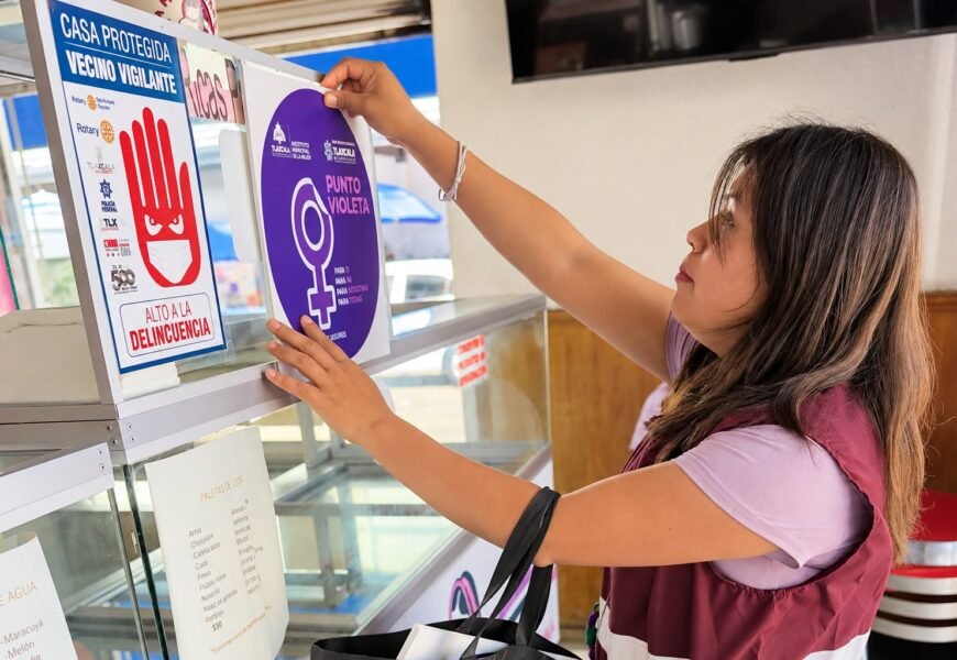 Red de Puntos Violeta crece en Tlaxcala