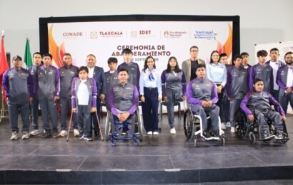 La delegación tlaxcalteca fue abanderada rumbo a la Paralimpiada Nacional 2026